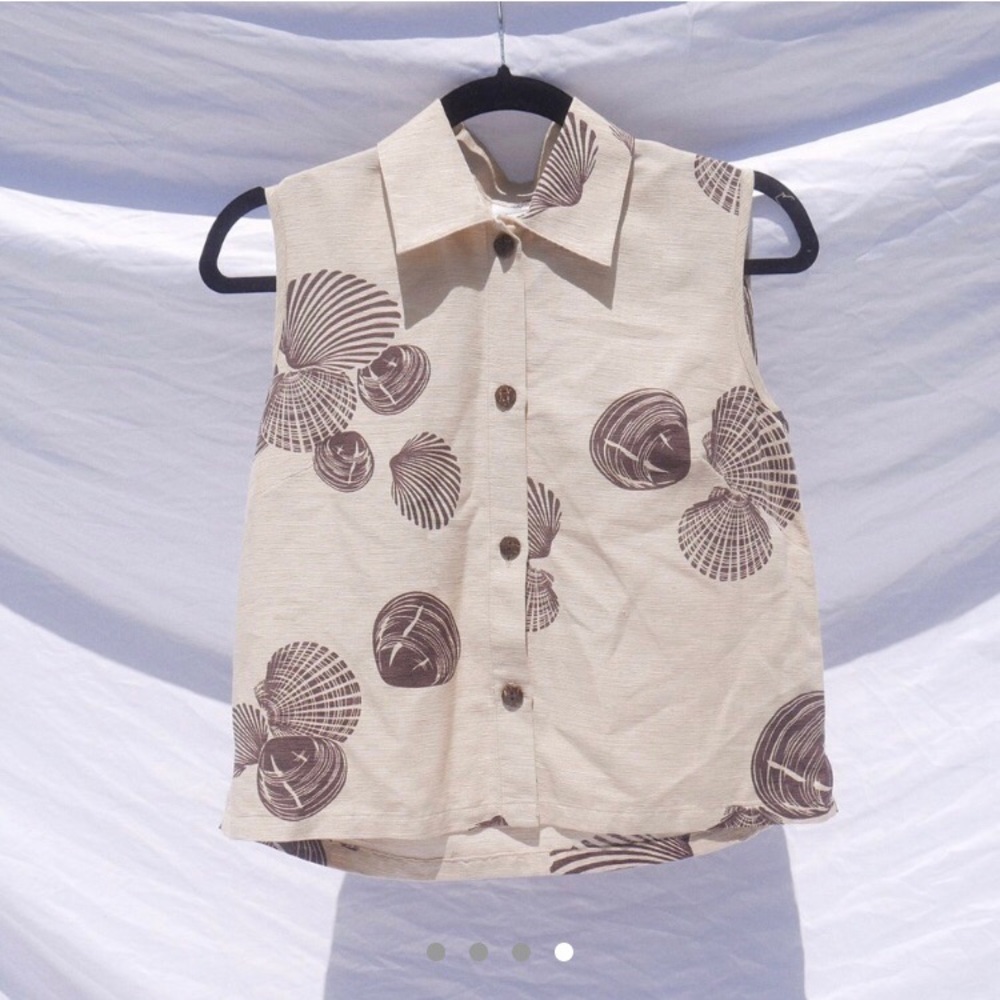 Vintage Shell Sleeveless Blouse